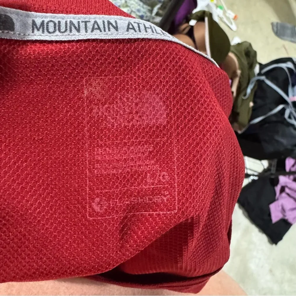 The North Face Red Short Sleeve Athletic T-Shirt
